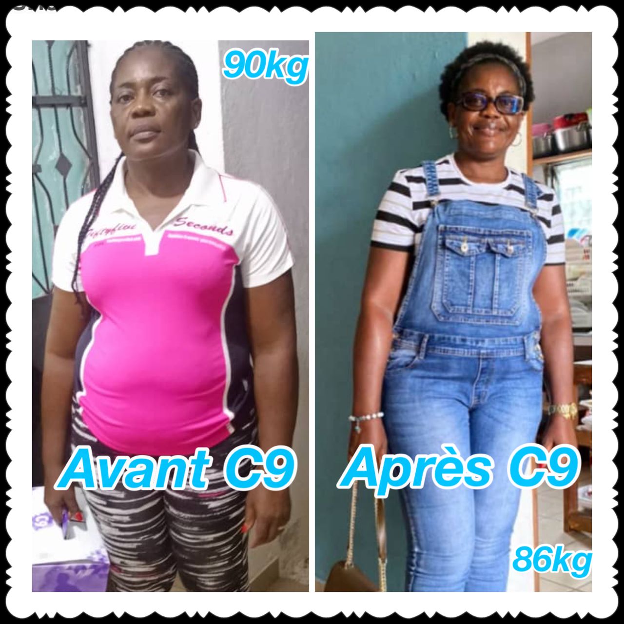 Transformation avant après 4