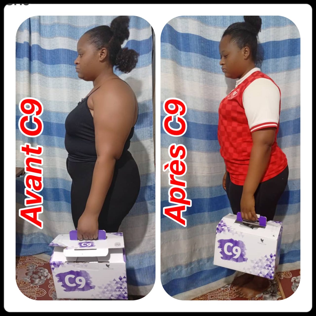 Transformation avant après 5